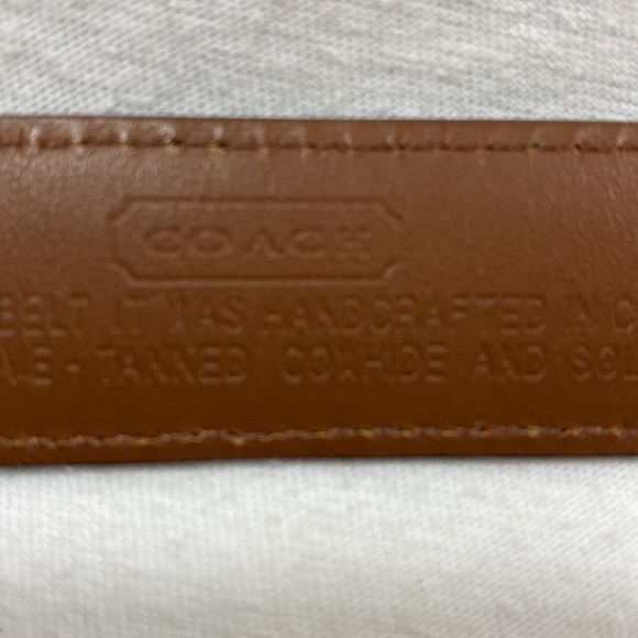 Coach brown leather belt - Picture 5 of 6